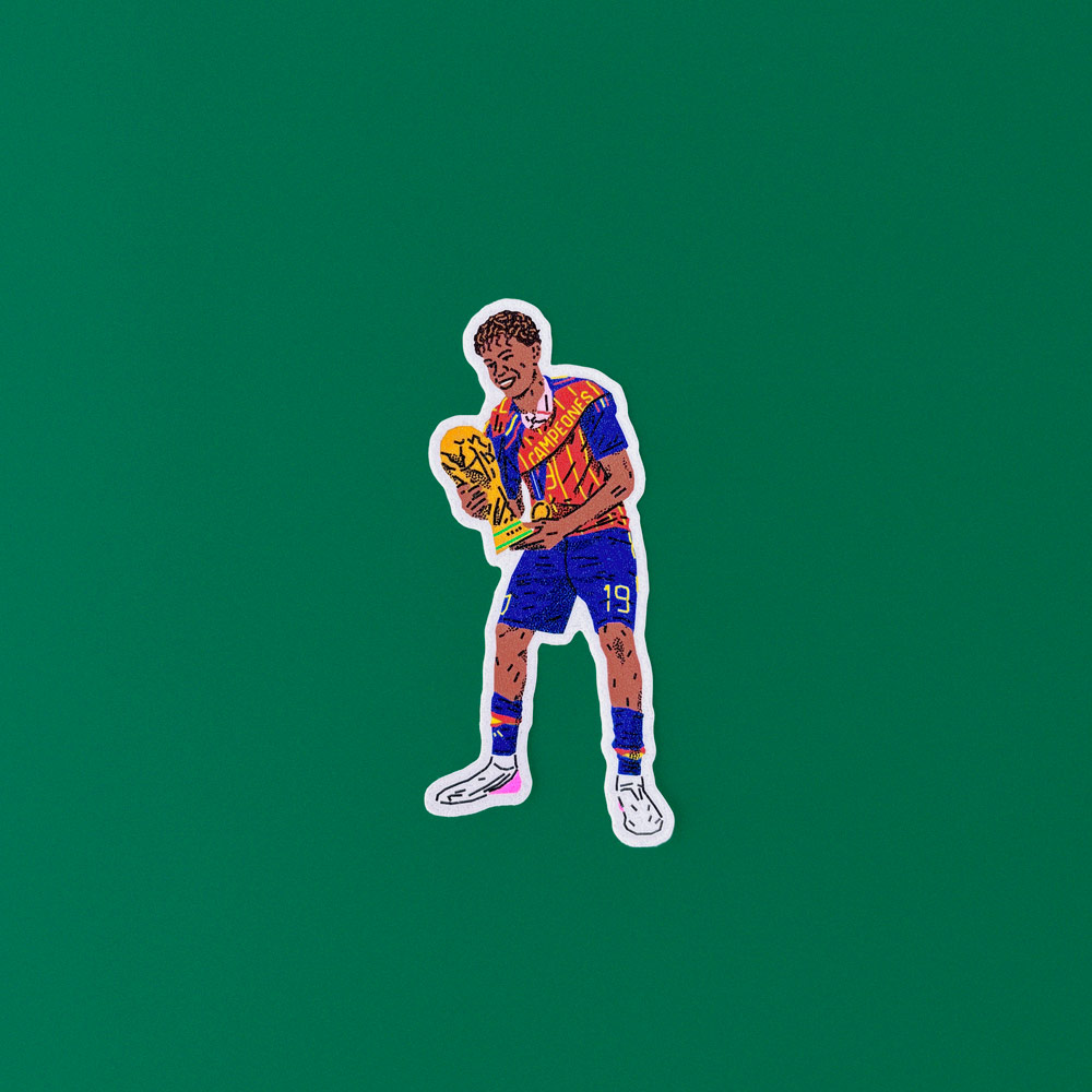 Sticker — Lamine Yamal Set de stickers - Copa del Mundo