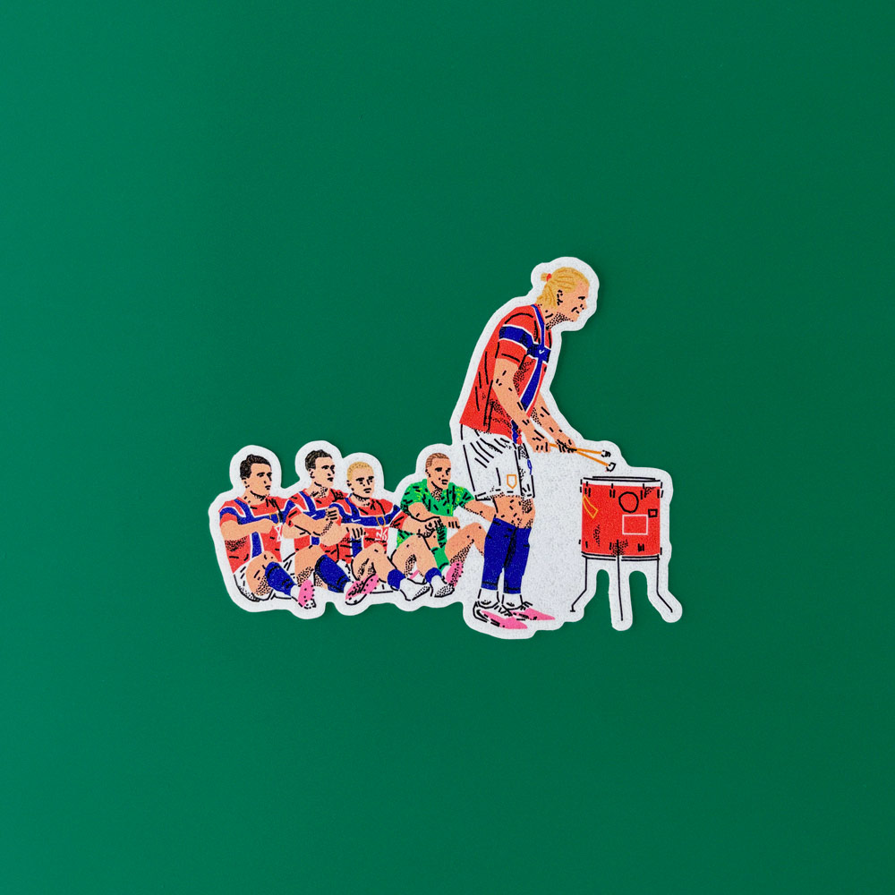 Sticker — Haaland Set de stickers - Copa del Mundo