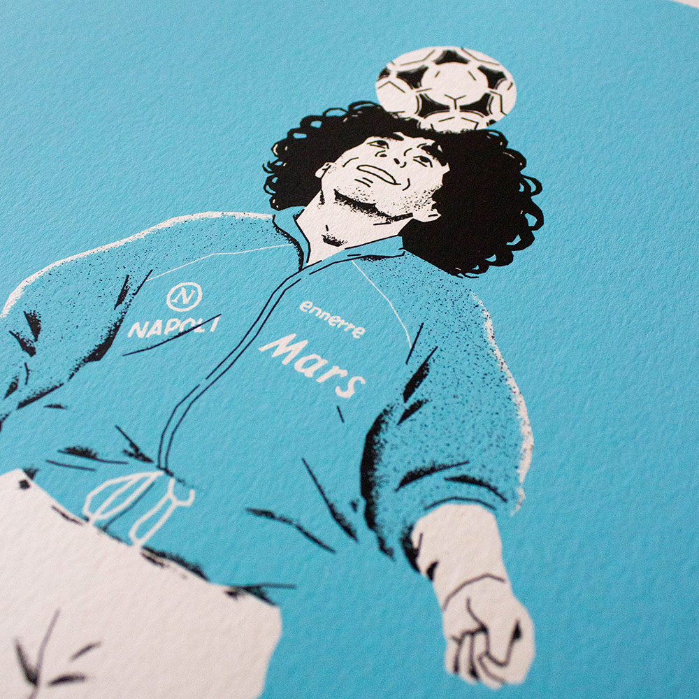 Maradona Print Maradona
