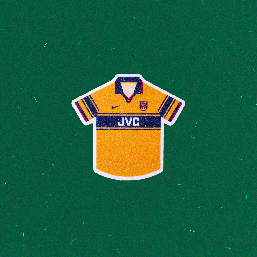Sticker Camiseta Arsenal 1997