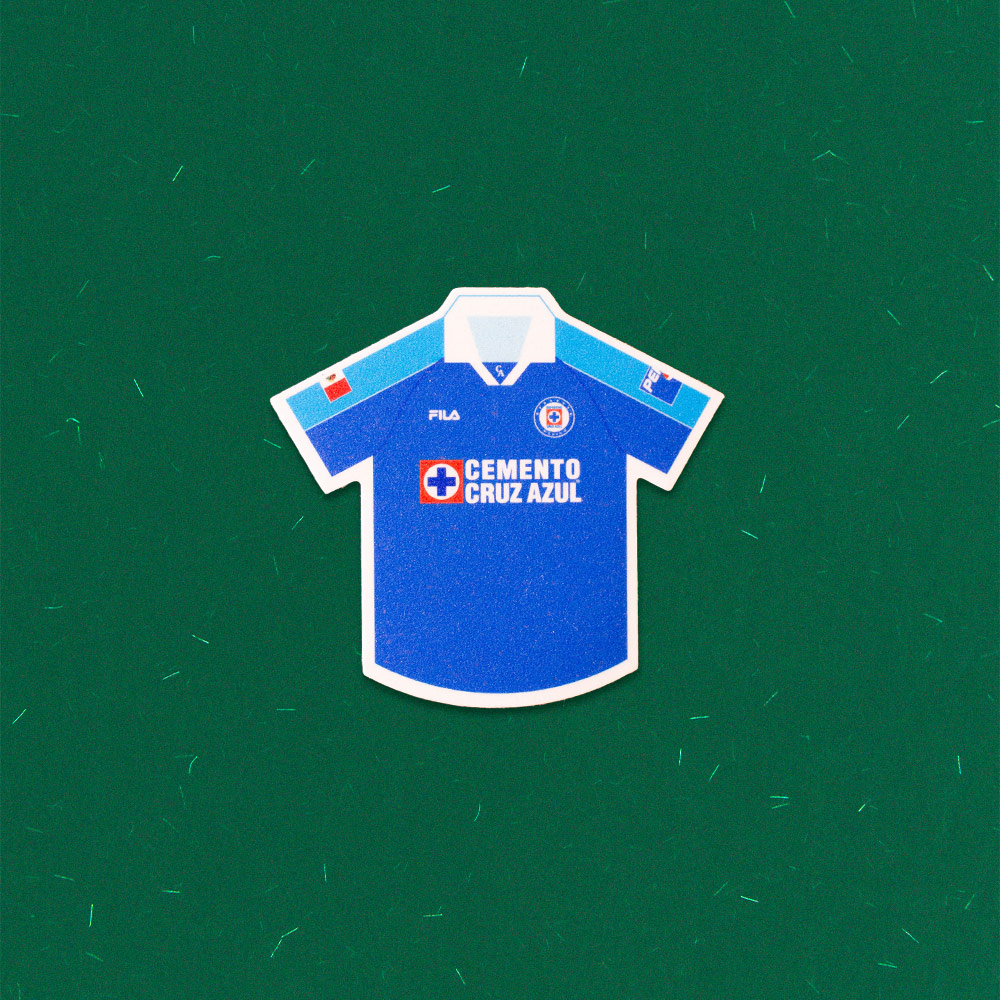 Cruz Azul Sticker Camiseta Cruz Azul 2001